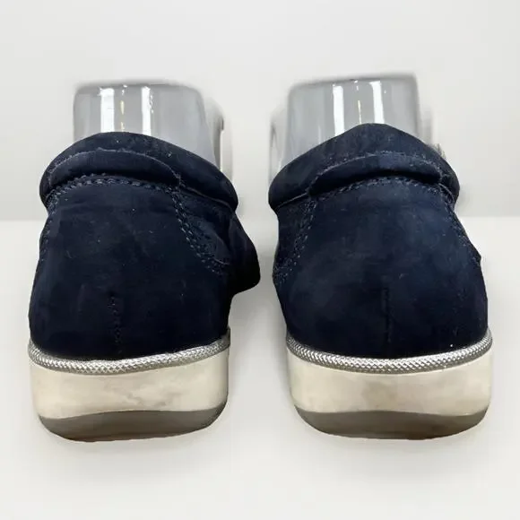 Walking Cradles Shoes Womens 8.5 M Orleans Slip On Sneakers Blue Leather Low - Picture 5 of 8